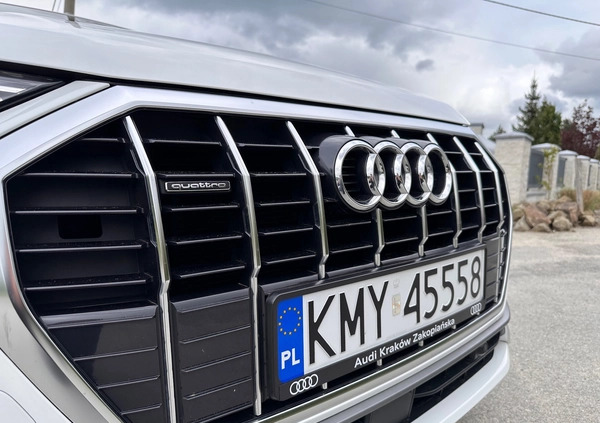 Audi Q3 cena 143000 przebieg: 18542, rok produkcji 2021 z Myślenice małe 781